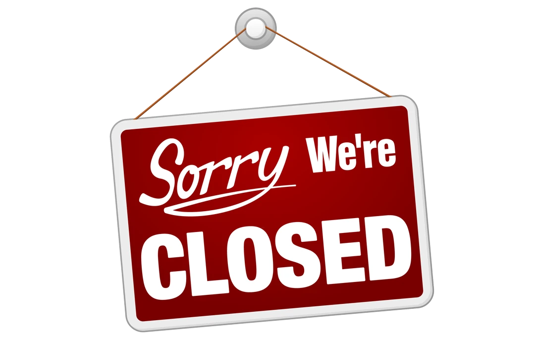 CLOSED SIGN 1080